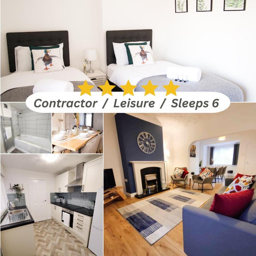 3Br-St Johns Hse-Free Parking-Workers-Kitchen-Wifi-Dog Friendly Lejlighed Doncaster Eksteriør billede